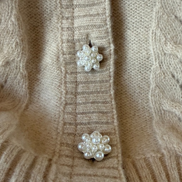 Astr The Label Women's Peri Wool Cable Knit Cardigan Size Medium - Picture 9 of 12